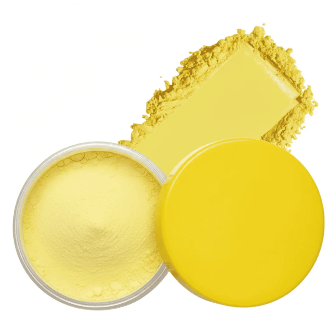 TRUOM Ultra-Fine Banana Yellow Loose Setting Powder for Base & Brightening | Flawless Matte Finish, Oil Control & Blur Pores | Long-Lasting Base Makeup for All Skin Tones - 30g image 1
