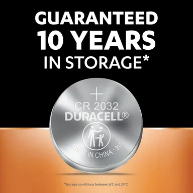 Duracell CR2032 Lithium Coin Battery for Specialty Devices, Calculator, Watch, Key Fob etc. (Pack of 5) thumbnail 2