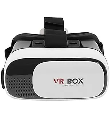 MOTOHUB VR BOX Virtual Reality Headset 3D Glasses for Gaming Movies 360 Videos Adjustable Lens HD Vision Smartphone Compatible Immersive VR Experience India thumbnail 1