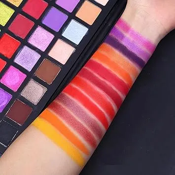 Spotlightt 40 Colour Eyeshadow Palette Matte Shimmer Highly Pigmented Waterproof Long Lasting Professional Eye Makeup Kit for Bridal Party Daily Glam India thumbnail 2