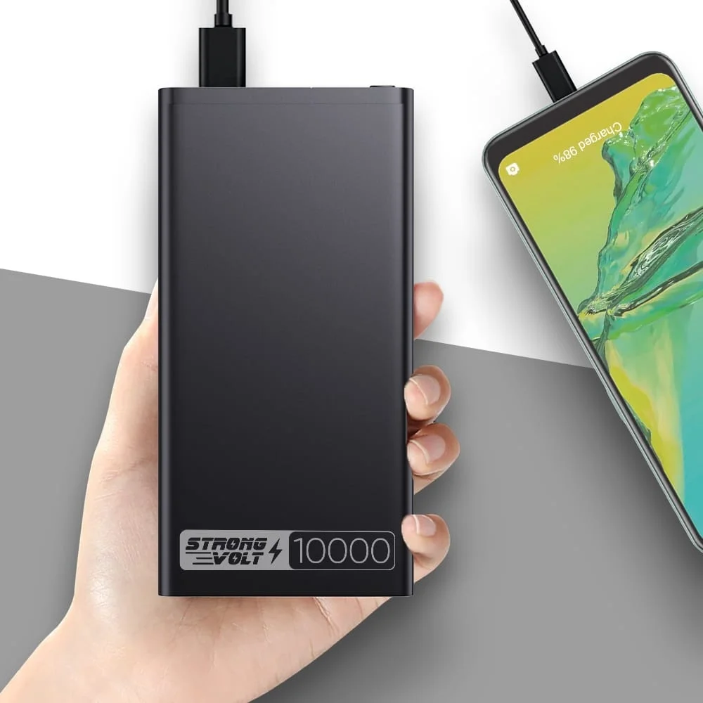 Power Bank K1 10000 mAh Portable Charger Dual USB Fast Charging Battery Pack with LED Indicator High Capacity Mobile Powerbank for Smartphones Tablets image 4