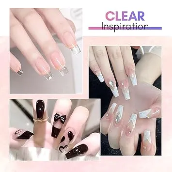 Poly Extension Gel 15ml Clear Builder Nail Extension Gel for Salon & Easy DIY at Home Long Lasting Trendy Nail Art Design UV LED Curing Professional Nail Polish Gift for Women India thumbnail 1