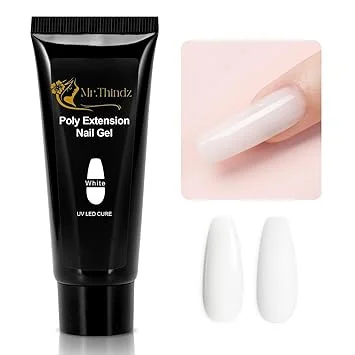 Poly Extension Gel 15ml Clear Builder Nail Extension Gel for Salon & Easy DIY at Home Long Lasting Trendy Nail Art Design UV LED Curing Professional Nail Polish Gift for Women India image 3