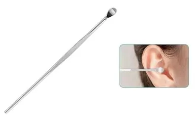 Ear Wax Removal Kit with 6 Pieces Stainless Steel Spiral Curette Ear Cleaner Tool Set with Cleaning Brush Yellow Reusable Ear Cleaning Tools for Adults Kids Safe Manual Earwax Remover India thumbnail 1
