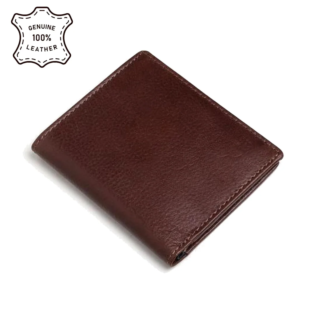 Men’s Leather Wallet Slim Bifold Card Holder Cash Pocket Stylish Durable Wallet for Everyday Use and Gifts image 1