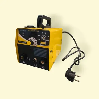 METAPOD MIG MMA 200A Gasless Welding Machine Dual Function Inverter IGBT ARC Welder Portable 200 Amp MIG Welder for Mild Steel Stainless Steel Iron Fabrication India thumbnail 1