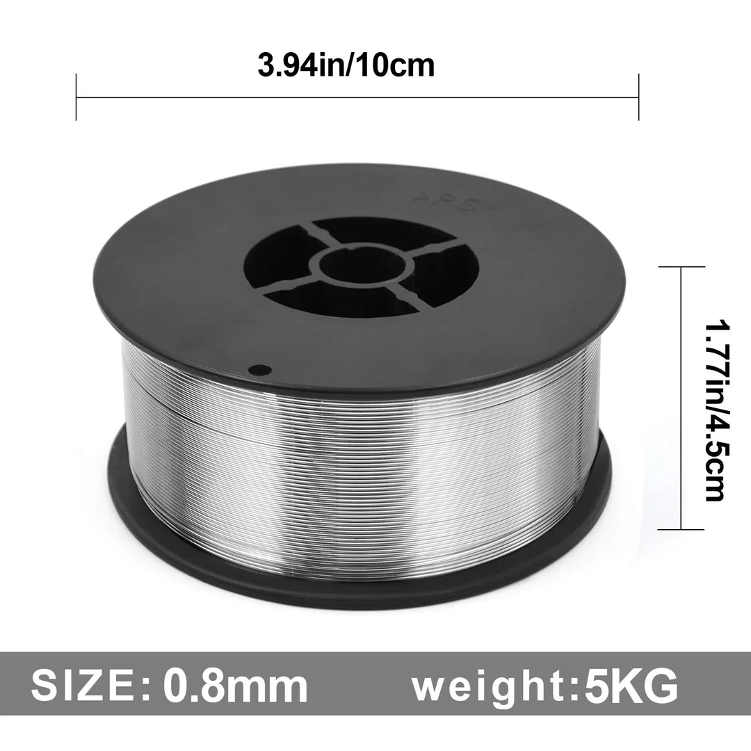 METAPOD 0.8mm Copper Coated Mild Steel MIG Welding Wire 5kg Spool ER70S-6 CO2 Gas Compatible Welding Consumables for Industrial Fabrication Auto Repair Steel Works India image 2