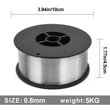 METAPOD 0.8mm Copper Coated Mild Steel MIG Welding Wire 5kg Spool ER70S-6 CO2 Gas Compatible Welding Consumables for Industrial Fabrication Auto Repair Steel Works India thumbnail 1