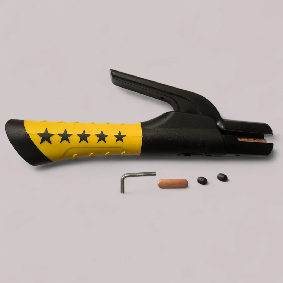Heavy Duty 600‑800 Amp Electrode Holder with Heat‑Resistant Handle for Arc MMA Welding Machine Industrial Copper Clamp Durable Welding Tool image 2