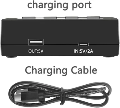 4‑Slot Universal Smart Battery Charger for Li‑ion 18650 26650 21700 18350 14500 + AA AAA NiMH NiCd with LCD Display Intelligent Fast Charging thumbnail 5
