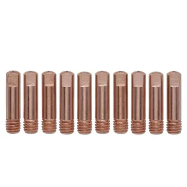 MIG Welding Contact Tips M6 x 25mm 0.8mm Copper Nozzles Pack of 20 for Inverter MIG Welding Machine Consumables Durable High Conductivity Welding Torch Tips thumbnail 3