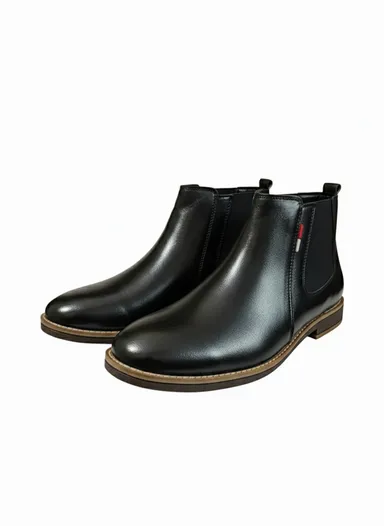 GVOLF Stylish Chelsea Boots for Men Slip On Ankle Boots Synthetic Leather for Office Wear Formal and Casual Use  Size 7 thumbnail 0