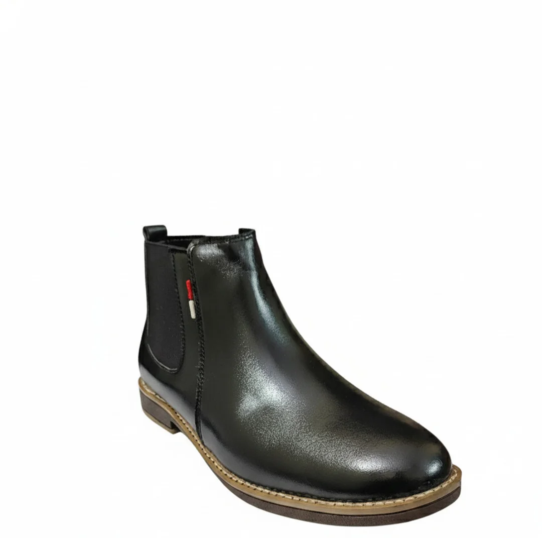 GVOLF Stylish Chelsea Boots for Men Slip On Ankle Boots Synthetic Leather for Office Wear Formal and Casual Use Size 9 image 2