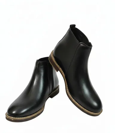 GVOLF Stylish Chelsea Boots for Men Slip On Ankle Boots Synthetic Leather for Office Wear Formal and Casual Use  Size 10 thumbnail 3