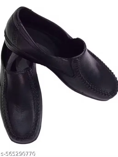Men’s Black Formal Rubber Shoes – Lightweight & Comfortable Casual Slip-On Black Shoes for Men Men’s Black Formal Rubber Shoes – Lightweight & Comfortable Casual Slip-On Black Shoes for Men 6 thumbnail 2