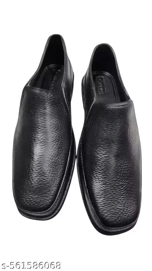 Men’s Waterproof Black Formal Rubber Shoes – Lightweight Office & Business Wear Shoes for Men Men’s Waterproof Black Formal Rubber Shoes 6 image 4