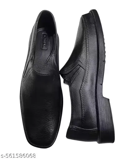 Men’s Waterproof Black Formal Rubber Shoes – Lightweight Office & Business Wear Shoes for Men Men’s Waterproof Black Formal Rubber Shoes 8 thumbnail 1