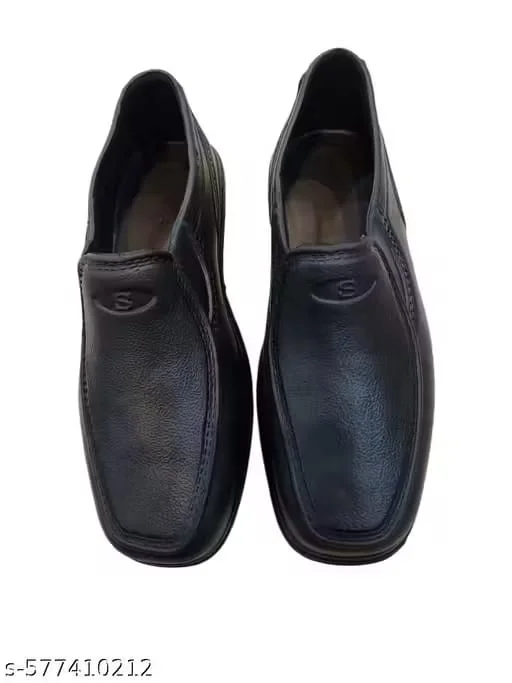 Men’s Formal Rubber Shoes – Lightweight Black Slip-On Casual Footwear Men’s Formal Rubber Shoes – Lightweight Black Slip-On Casual Footwear 6 image 4
