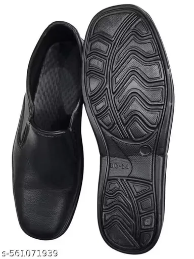 Men’s Waterproof Black Slip-On Shoes – Breathable & Flexible Rubber Casual Footwear Men’s Waterproof Black Slip-On Shoes – Breathable & Flexible Rubber Casual Footwear 7 thumbnail 0