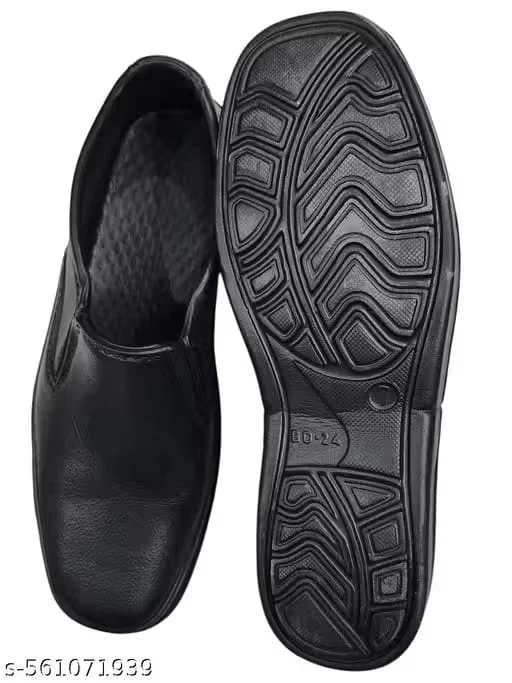 Men’s Waterproof Black Slip-On Shoes – Breathable & Flexible Rubber Casual Footwear Men’s Waterproof Black Slip-On Shoes – Breathable & Flexible Rubber Casual Footwear 11 image 1