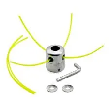 SNEA Premium Aluminium Trimmer Head|Shine Finish, Type-1, Heavy-Duty Replacement Accessory for Lawn, Grass, and Garden Trimmers thumbnail 0