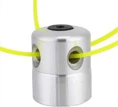 SNEA Premium Aluminium Trimmer Head|Shine Finish, Type-1, Heavy-Duty Replacement Accessory for Lawn, Grass, and Garden Trimmers image 2