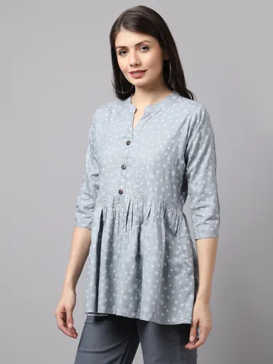 Women’s Tops Online India – Cotton Casual Tops, Party Wear Tops, Office Wear Blouses, Crop Tops, Printed, Solid, Long Sleeve & Trendy Ladies Tops thumbnail 0
