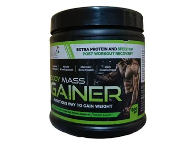 Advanced Body Mass Gainer Powder for Healthy Weight Gain with High Protein Complex & Carbohydrate Blend, Muscle Recovery Formula Supplement for Men & Women Gym Nutrition India thumbnail 4