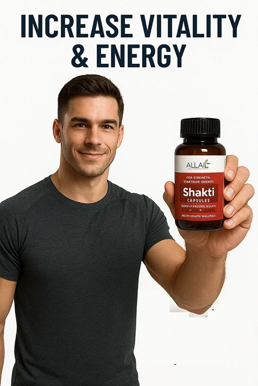 Herbal Shakti Stamina Booster Capsule Ayurvedic Long-Lasting Energy Performance Strength Libido Support with Ashwagandha Shatavari Shilajit Natural Extracts for Men image 2