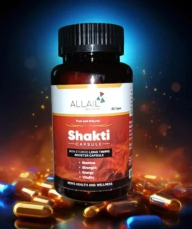 Herbal Shakti Stamina Booster Capsule Ayurvedic Long-Lasting Energy Performance Strength Libido Support with Ashwagandha Shatavari Shilajit Natural Extracts for Men thumbnail 2