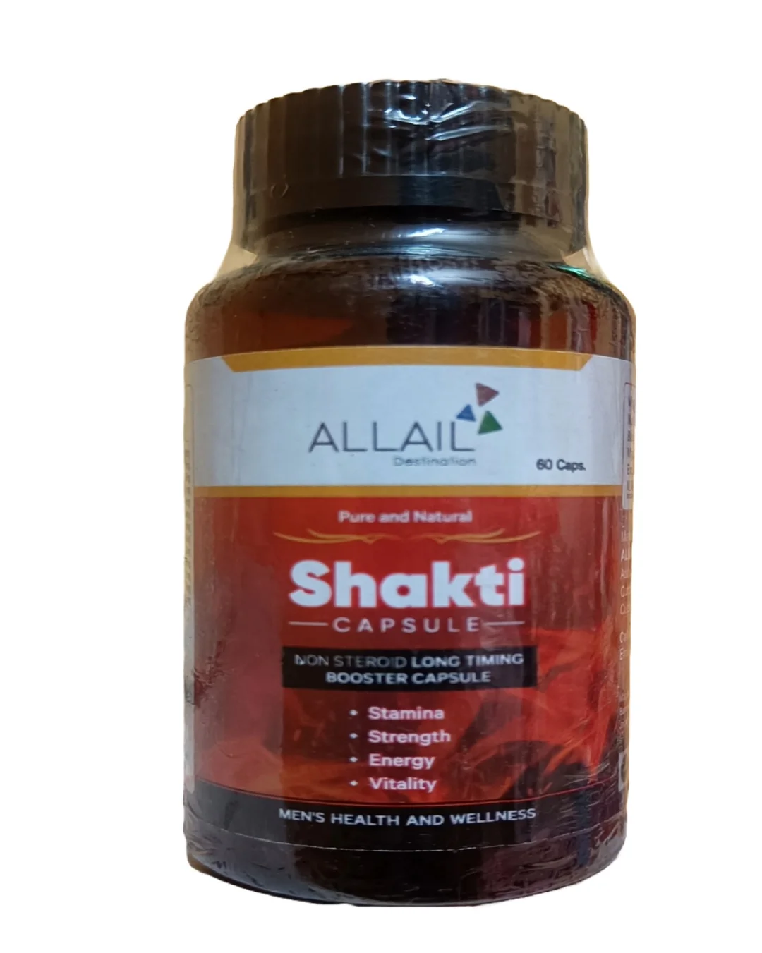 Herbal Shakti Stamina Booster Capsule Ayurvedic Long-Lasting Energy Performance Strength Libido Support with Ashwagandha Shatavari Shilajit Natural Extracts for Men image 1