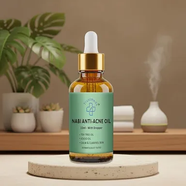 Anti Acne Face Oil with Tea Tree and Jojoba for Pimples, Acne Marks and Blemish Control for Oily and Acne Prone Skin with Precision Dropper 15 ml 15 ml Face Oil 160 ML thumbnail 0
