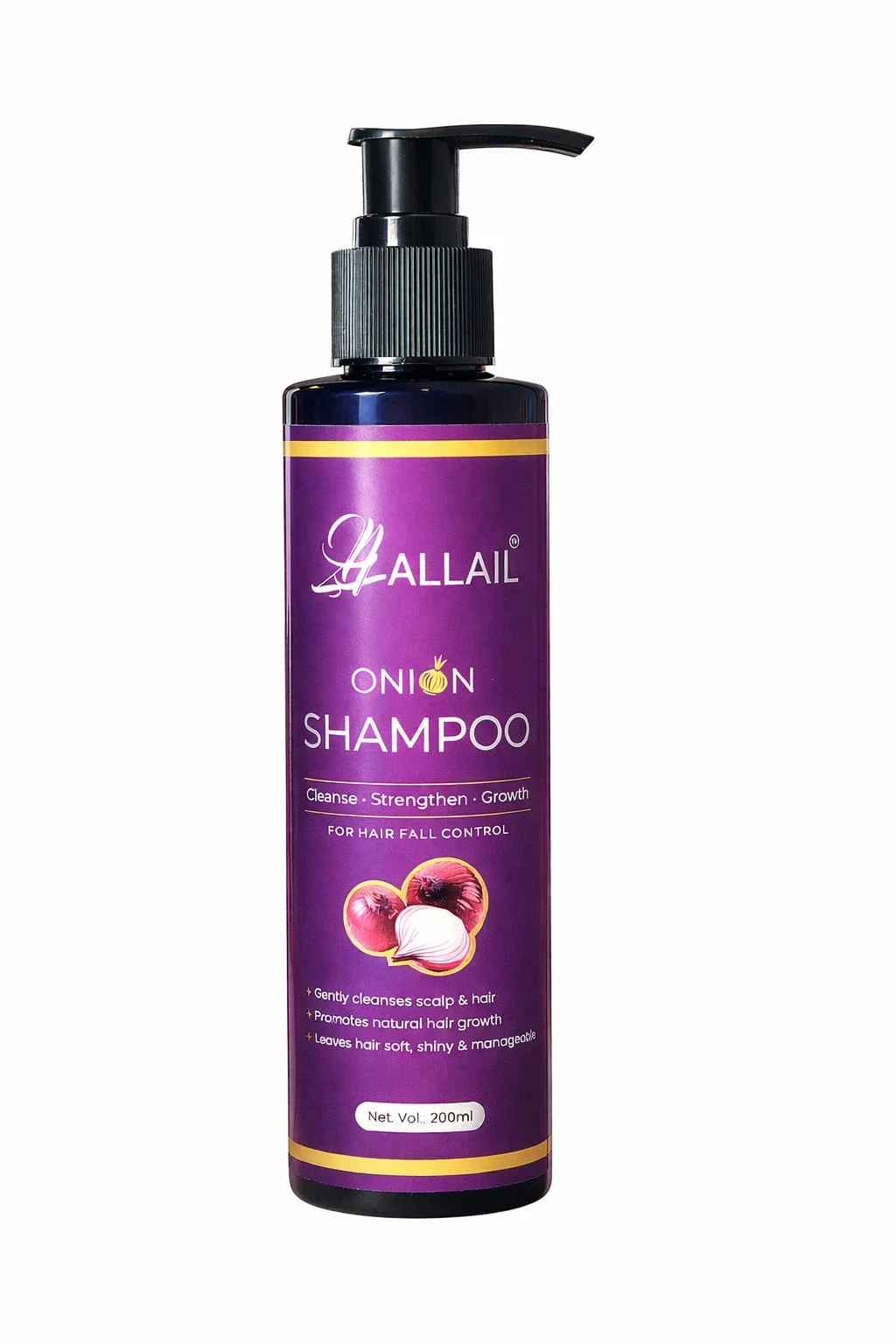 ALLAIL Onion Shampoo – Hair Fall Control 200ml ALLAIL Onion Shampoo – Hair Fall Control 200ml 160 ML image 4