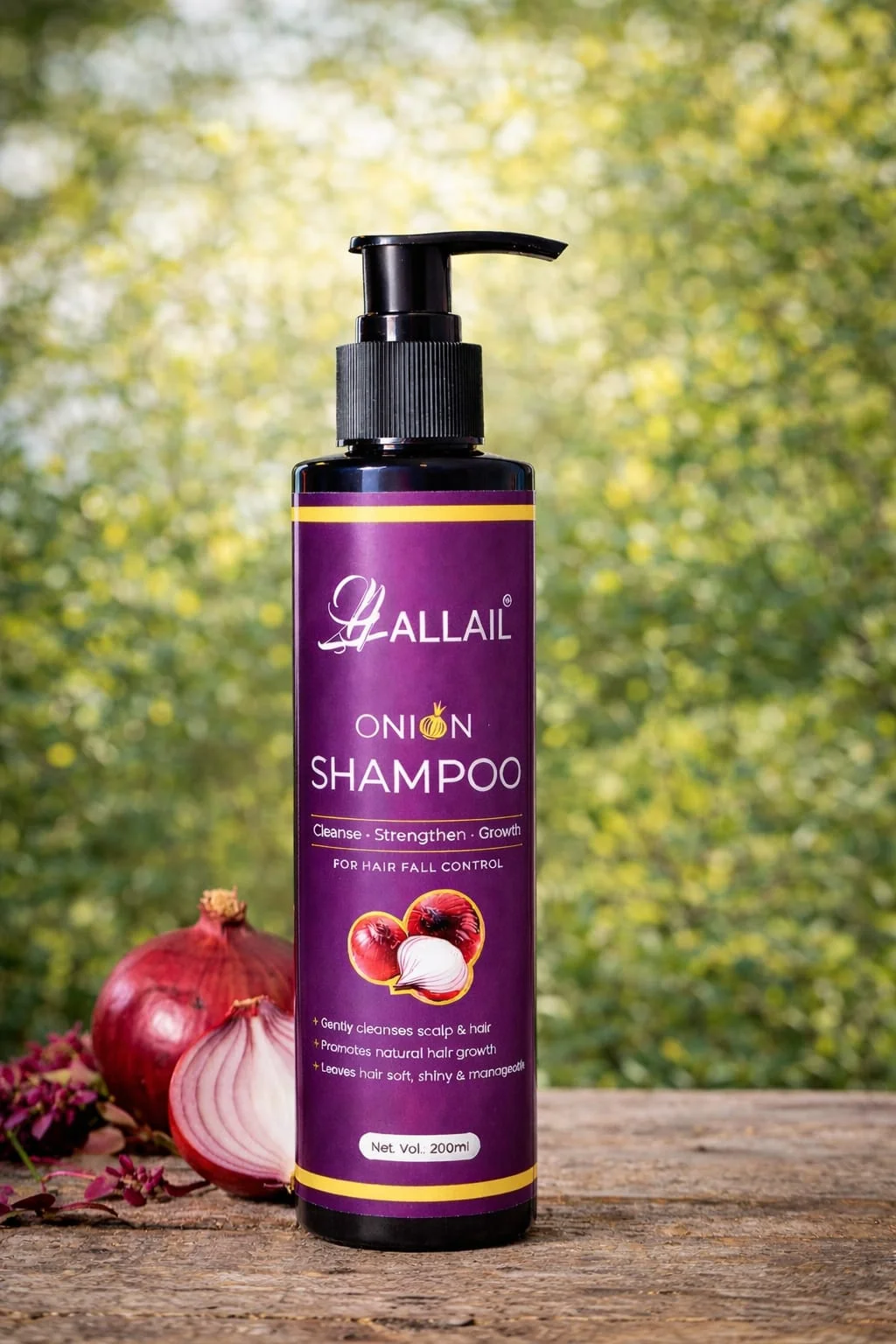 ALLAIL Onion Shampoo – Hair Fall Control 200ml ALLAIL Onion Shampoo – Hair Fall Control 200ml 160 ML image 1