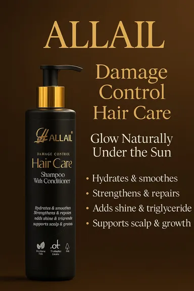 ALLAIL Hair Care Shampoo & Conditioner 200ml – Sulfate-Free & Paraben-Free | Cruelty-Free Hair Cleanser ALLAIL Hair Care Shampoo & Conditioner 200ml – Sulfate-Free & Paraben-Free | Cruelty-Free Hair Cleanser 160 ML thumbnail 2