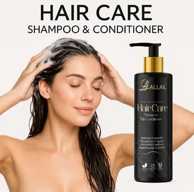 ALLAIL Hair Care Shampoo & Conditioner 200ml – Sulfate-Free & Paraben-Free | Cruelty-Free Hair Cleanser ALLAIL Hair Care Shampoo & Conditioner 200ml – Sulfate-Free & Paraben-Free | Cruelty-Free Hair Cleanser 160 ML thumbnail 4
