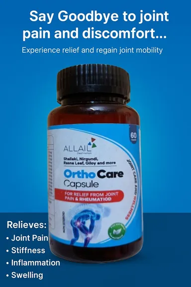 ALLAIL OrthoCare Capsule 60s | Natural Joint Pain & Stiffness Relief Supplement thumbnail 2
