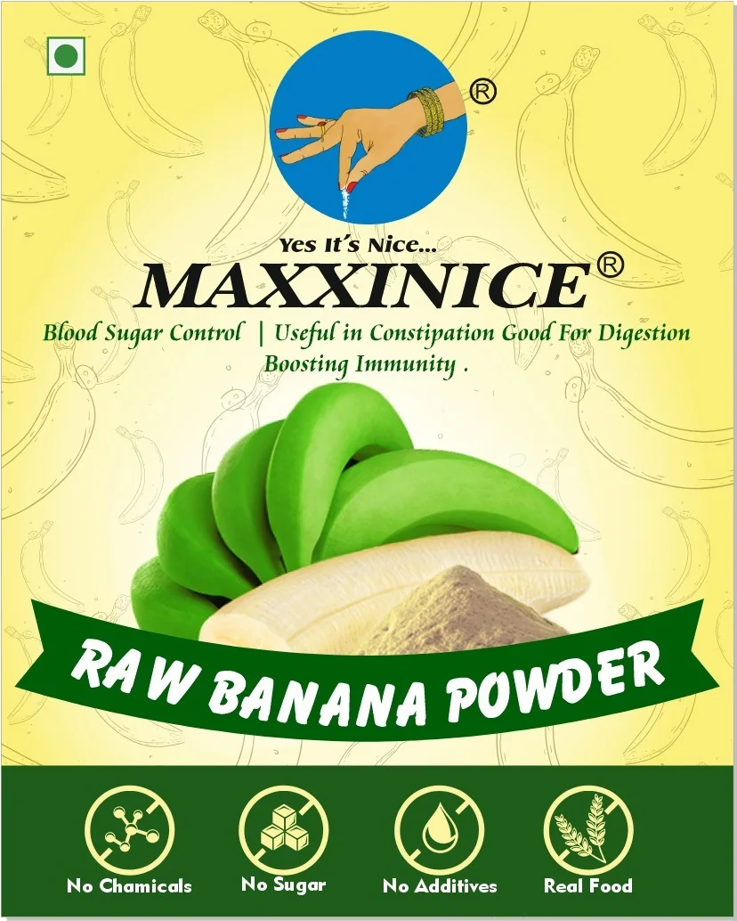 RAW Kerala Nendran Banana Powder 100g Traditional Sun Dried Baby Food Porridge Mix Gluten Free Natural Weight Gain Superfood Flour image 1