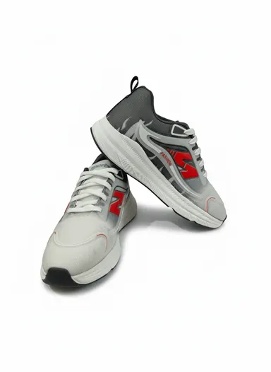 GVOLF Men Sports Shoes with Synthetic Leather Upper, Lace-Up Low Top Flat Sole Running Walking Gym Shoes for Daily Wear Size 7 thumbnail 2