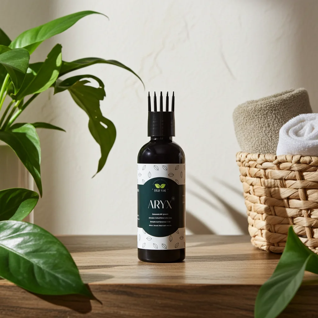 Aryx Herbal Hair Oil for Hair Fall Control & Hair Regrowth Support Ayurvedic Formula with Bhringraj Amla Brahmi & Natural Botanical Extracts for Stronger Thicker Hair in India image 1
