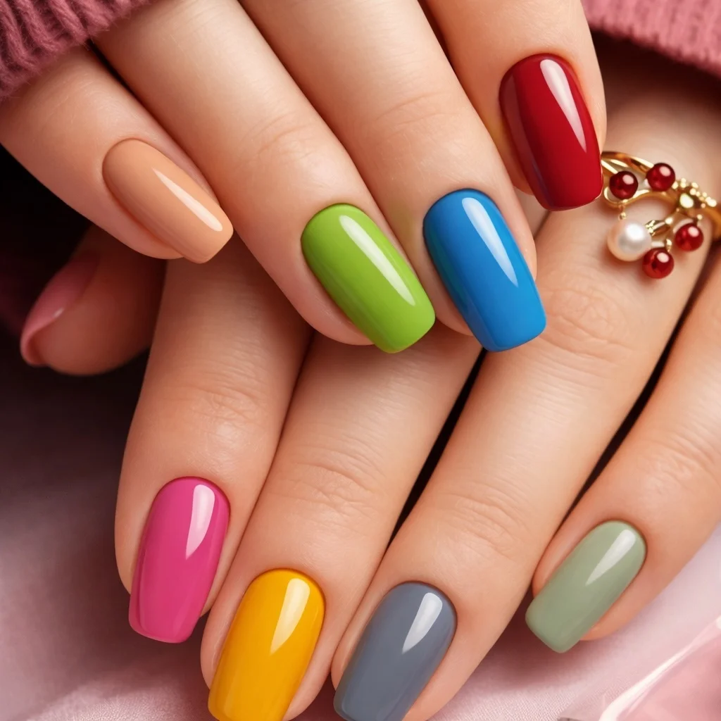 Rehanza Vegan 12‑Pack Glossy Nail Polish Set for Women – Toxin‑Free Non‑Toxic 12 Shades Quick Dry Long Lasting Gloss Finish Nail Paint Kit India image 3