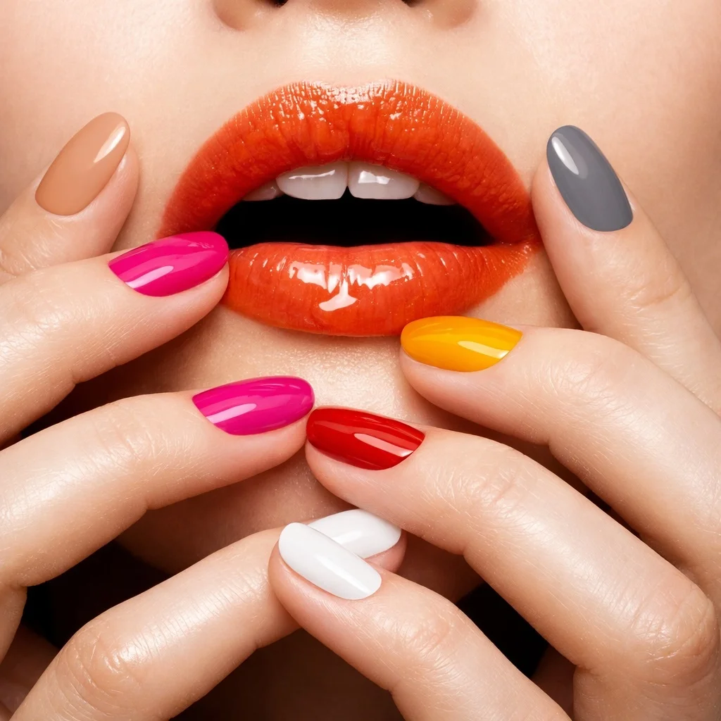 Rehanza 12-Pack Glossy Nail Polish | Vegan & Toxin-Free image 2
