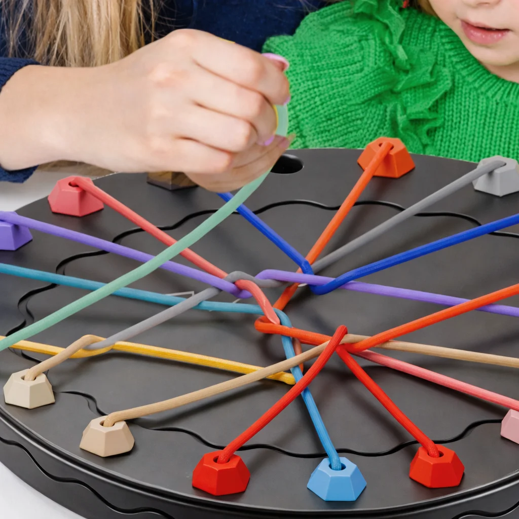 Kids Rope Puzzle IQ Game Brain Teaser Strategy Board Toy for Logical Thinking Focus Concentration Educational Learning Game for Preschool Ages 3+ Fun Problem Solving Activity Challenge image 4