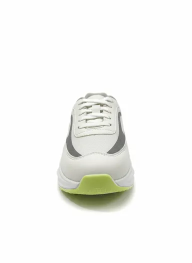 GVOLF Men Sports Shoes with Synthetic Leather Upper, Lace-Up Low Top Flat Sole Running Walking Gym Shoes for Daily Wear Size 7 thumbnail 4