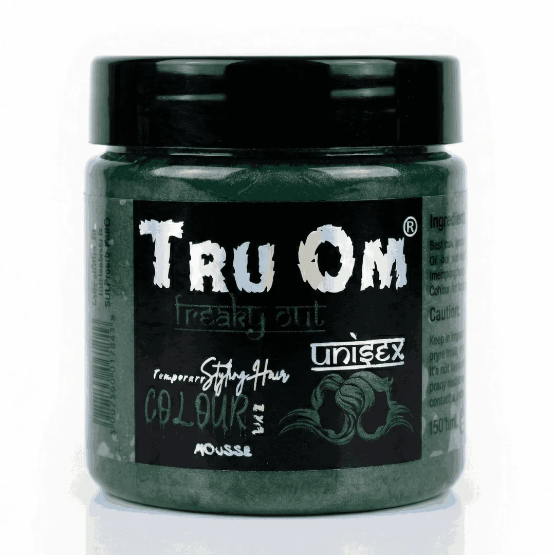 TRUOM Temporary Hair Color Wax for Men and Women 1 Day 1 Wash Perfect Hair Styling Dark Green image 3
