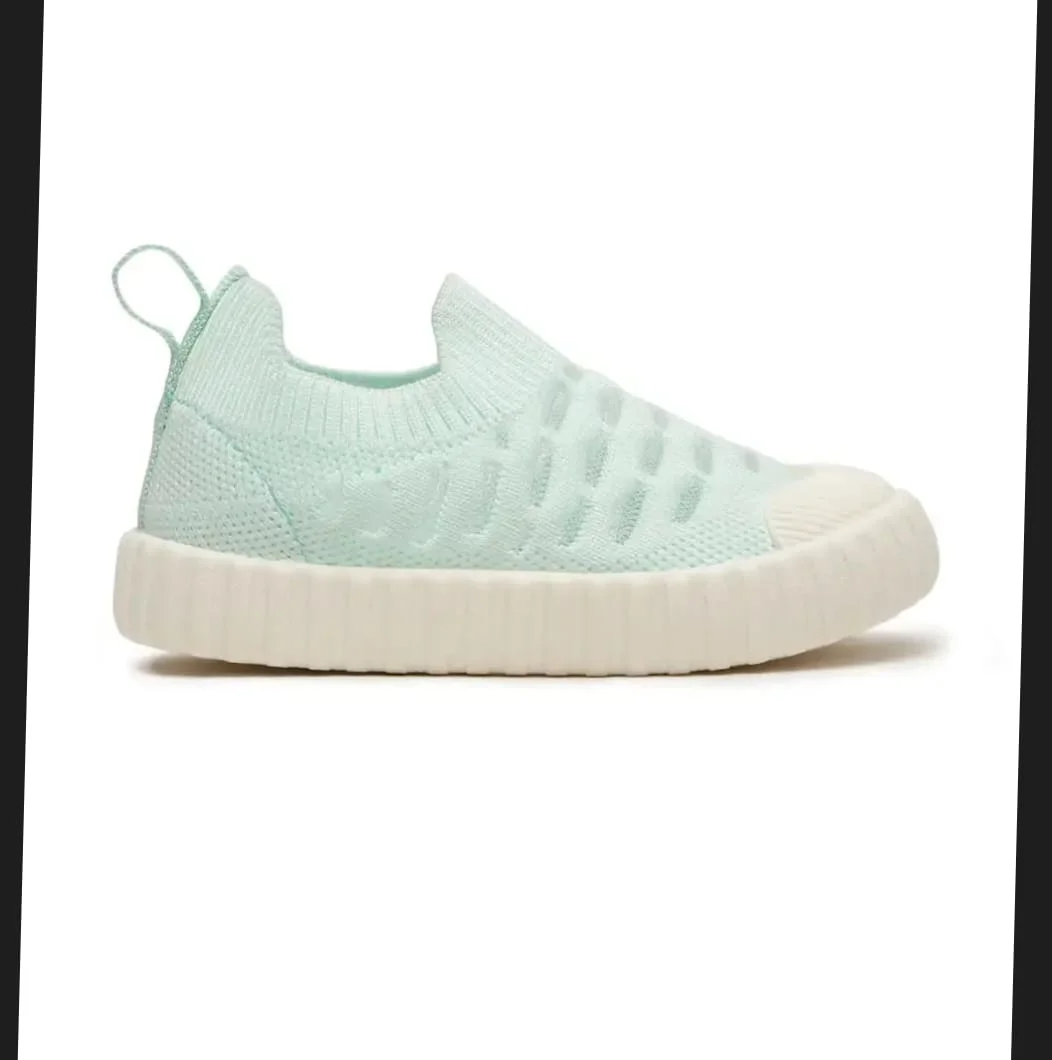 Cloudy Toddlers First Step Shoes - Sea Green- boys and girls image 3