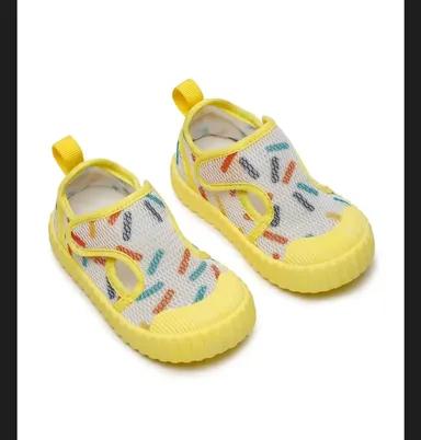 Premium Confetti Toddlers Walking Shoes for Boys Girls Mesh Breathable Anti‑Skid First Step Everyday Outdoor Indoor Pre Walker Shoes India thumbnail 2