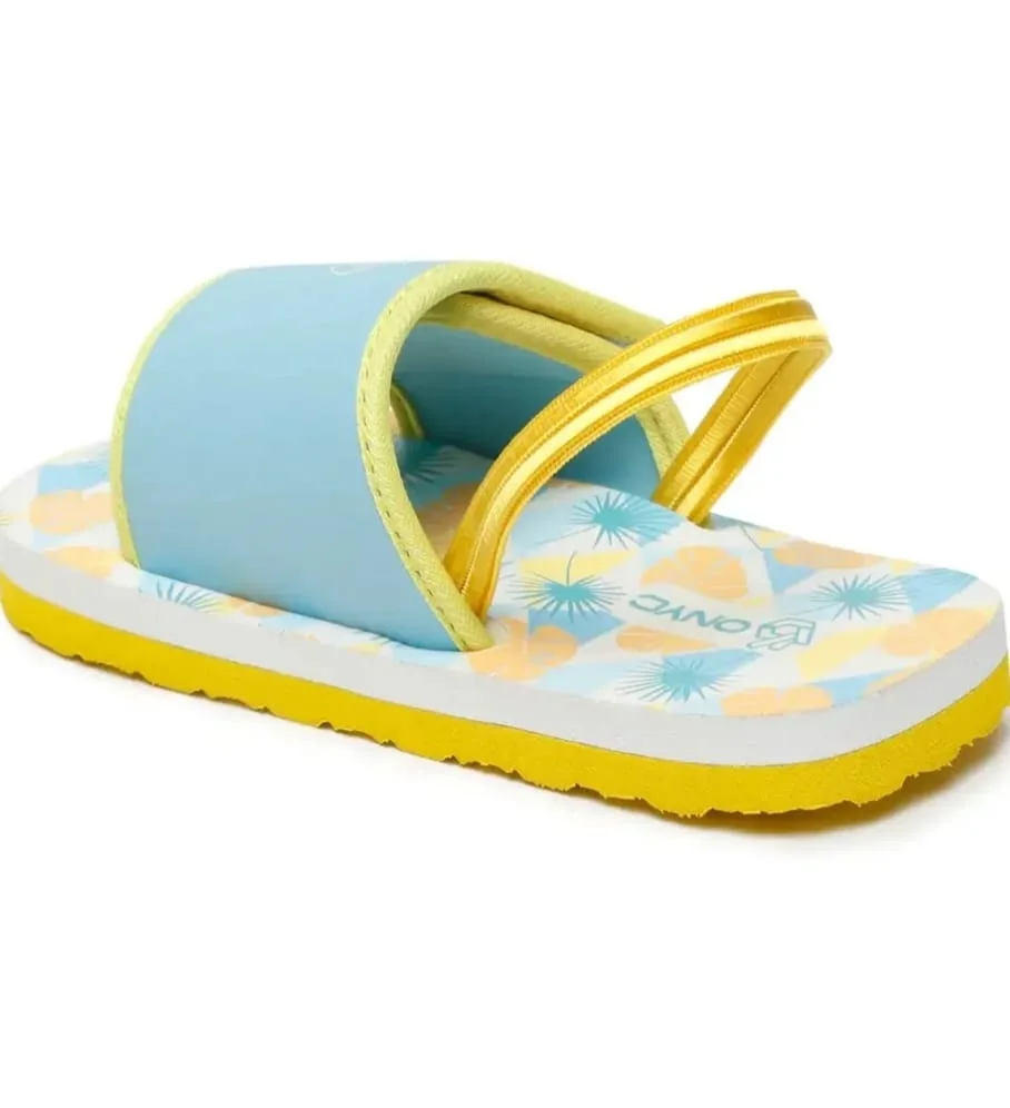 Little Tiger Kids Sliders With Adjustable Back Support Strap EVA Cartoon Flip Flops for Toddlers Boys Girls Comfortable Outdoor Indoor image 1