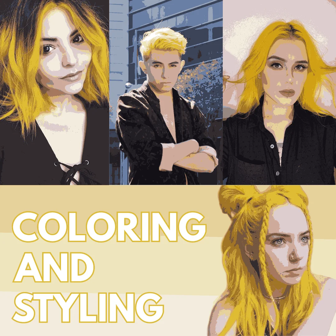 TRUOM Temporary Hair Color Wax for Men and Women 1 Day 1 Wash Perfect Hair Styling Yellow image 4