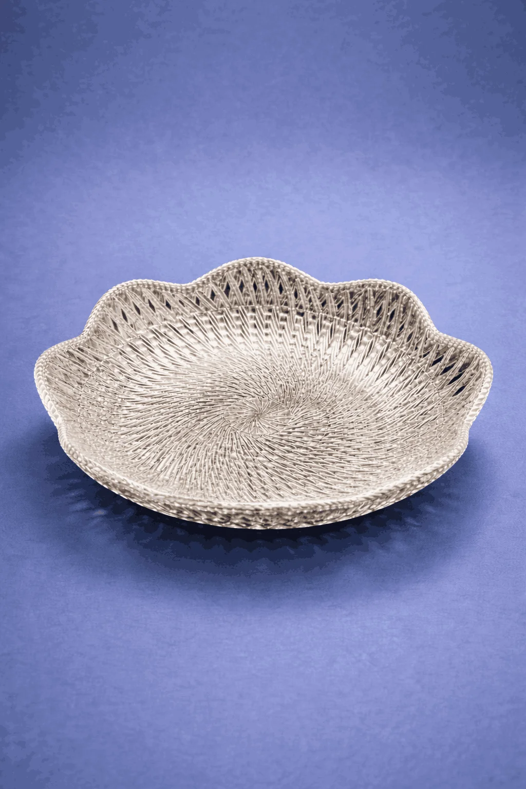 Multipurpose Silver Finish Plastic Bowl | Decorative Dry Fruit & Prasad Bowl | Home & Festival Table Decor image 5